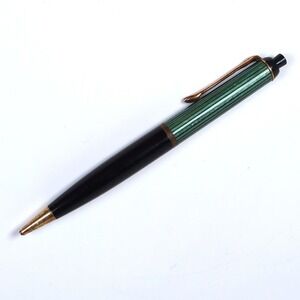 Vintage Pelikan 350 Mechanical Pencil Green Black Striped Germany 50s TLC